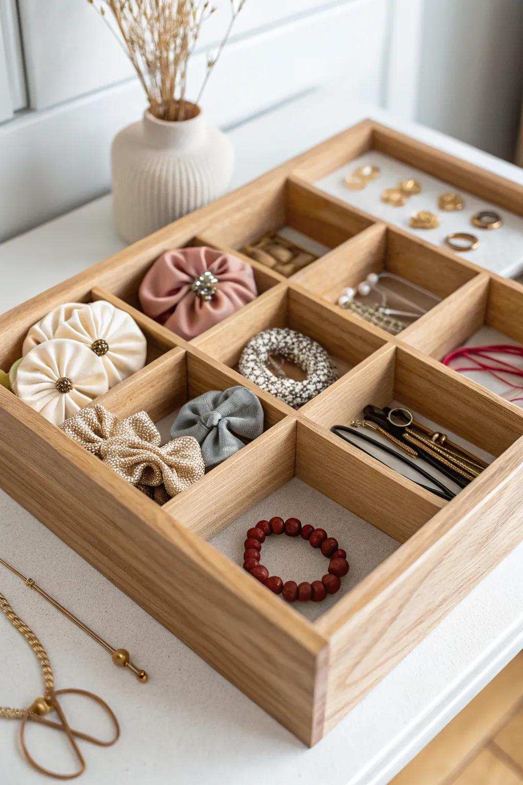 Transform your morning routine with chic and organized drawer dividers, where simplicity meets style.