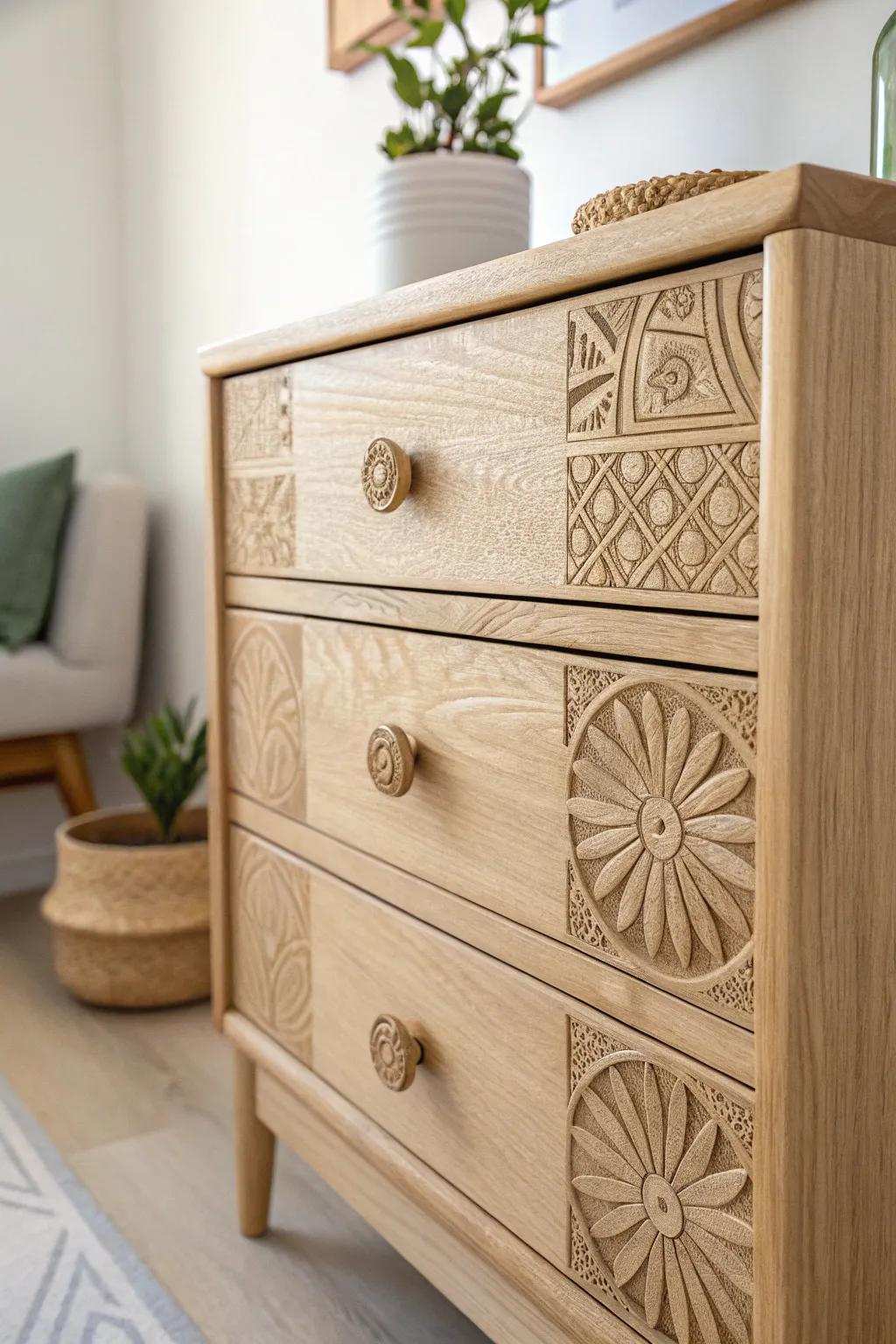 Transform your space with unique, hand-carved drawer pulls that blend boho charm with minimalist elegance.