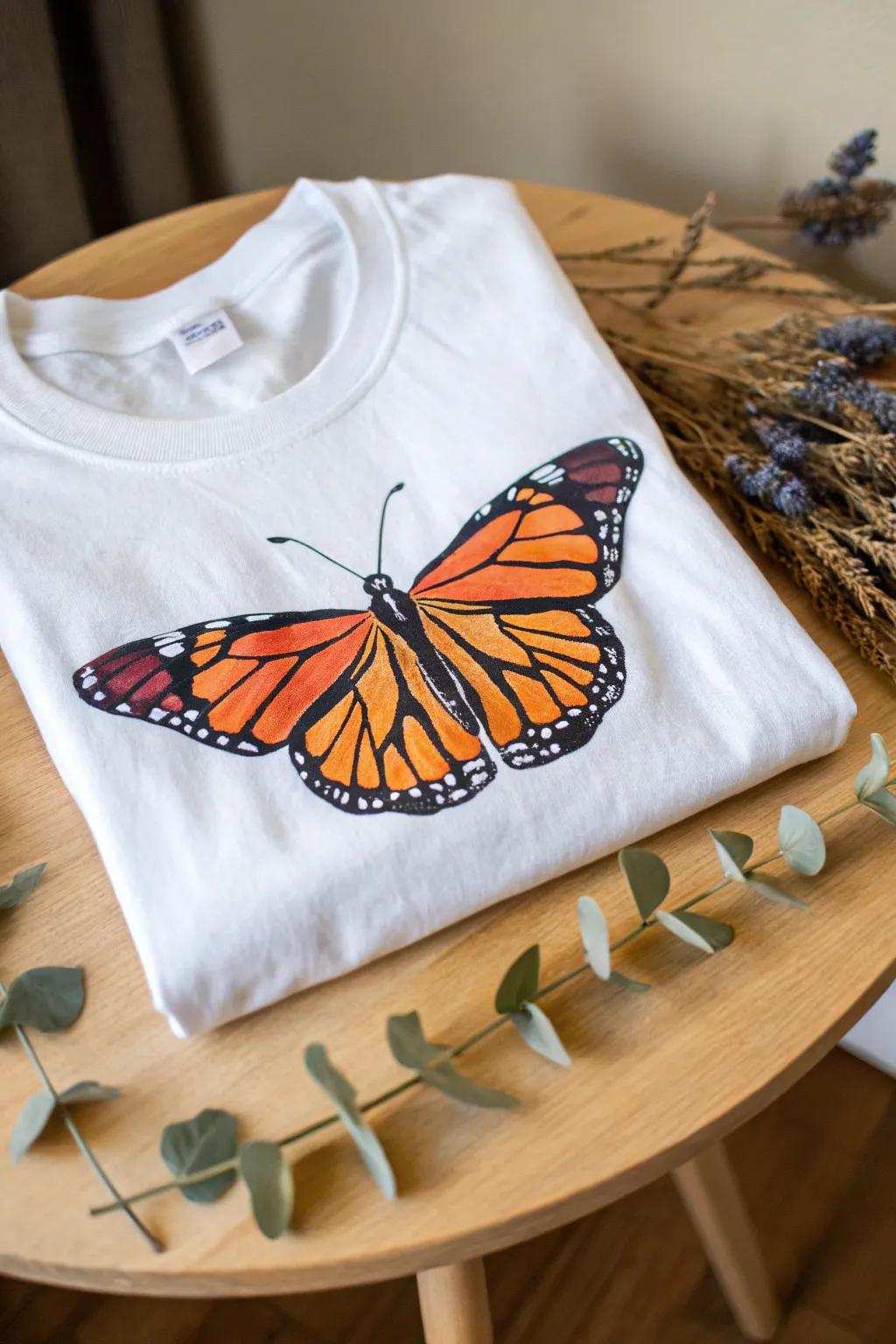 Transform your style with the beauty of monarch butterfly batik. 🦋✨ #CraftedElegance #BohoMinimalism