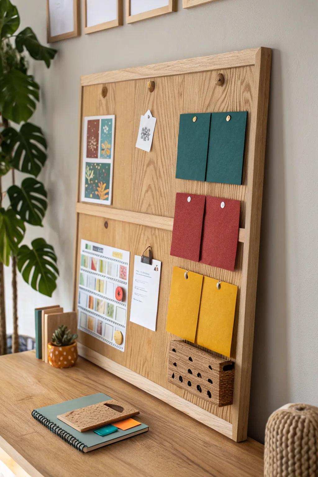 Transform your workspace with a vibrant, adaptable idea center that fuses minimalist style with a free-spirited feel.