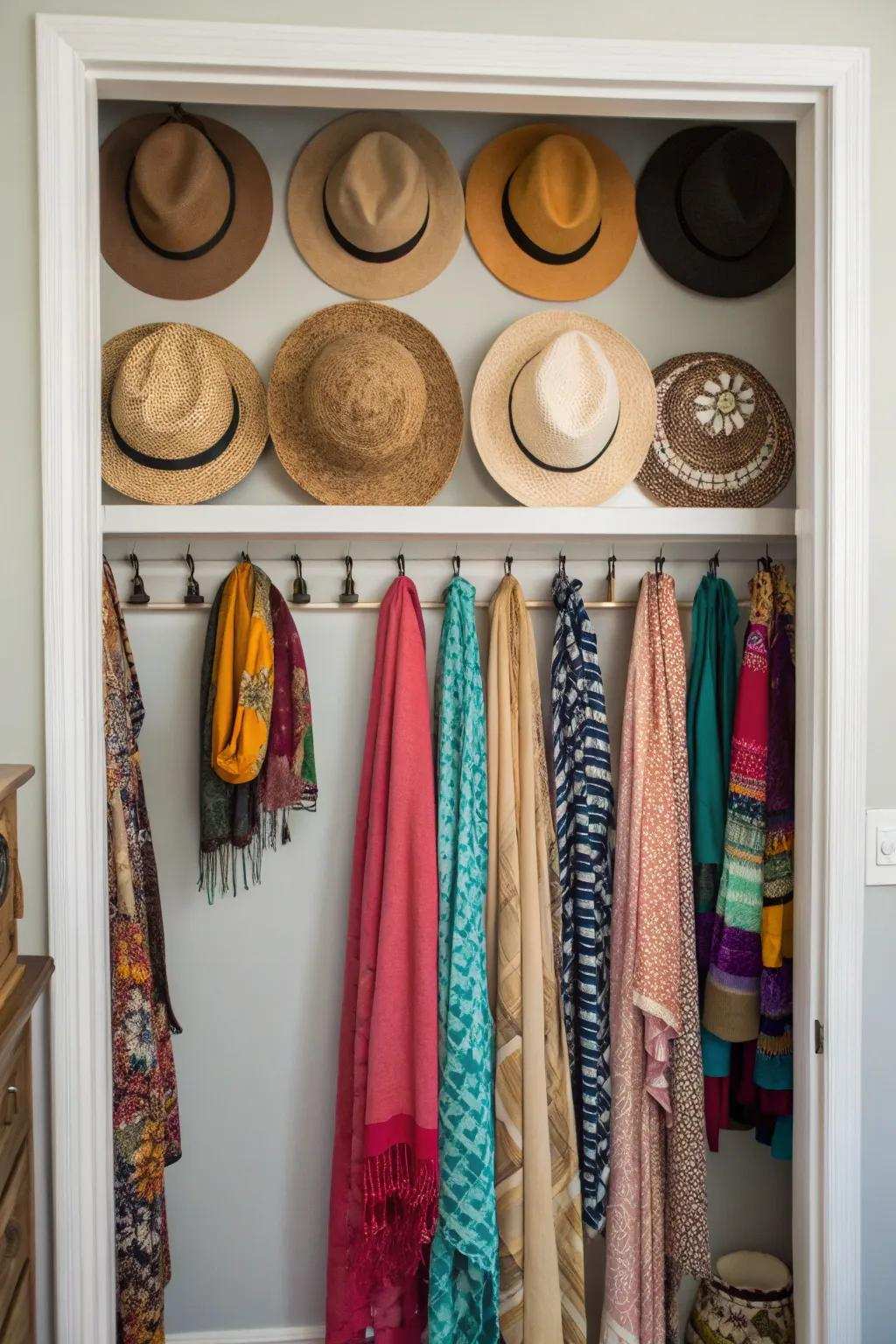 Turn accessories into art with creative displays.