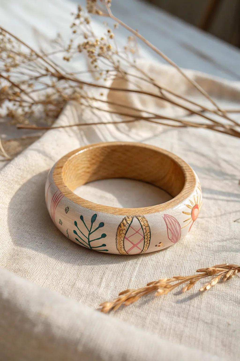 Uncover the allure of simplicity with these delightful art stick bracelets, impeccable for ingenious children and a hint of boho refinement.