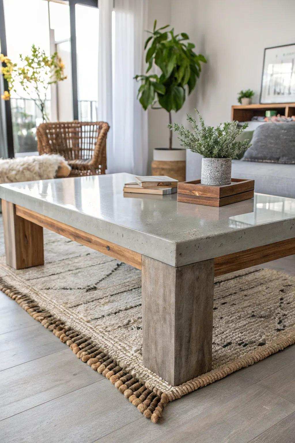 Uncover the splendor involving industrial intermingling via this epoxy resin including solidified coffee table masterpiece.
