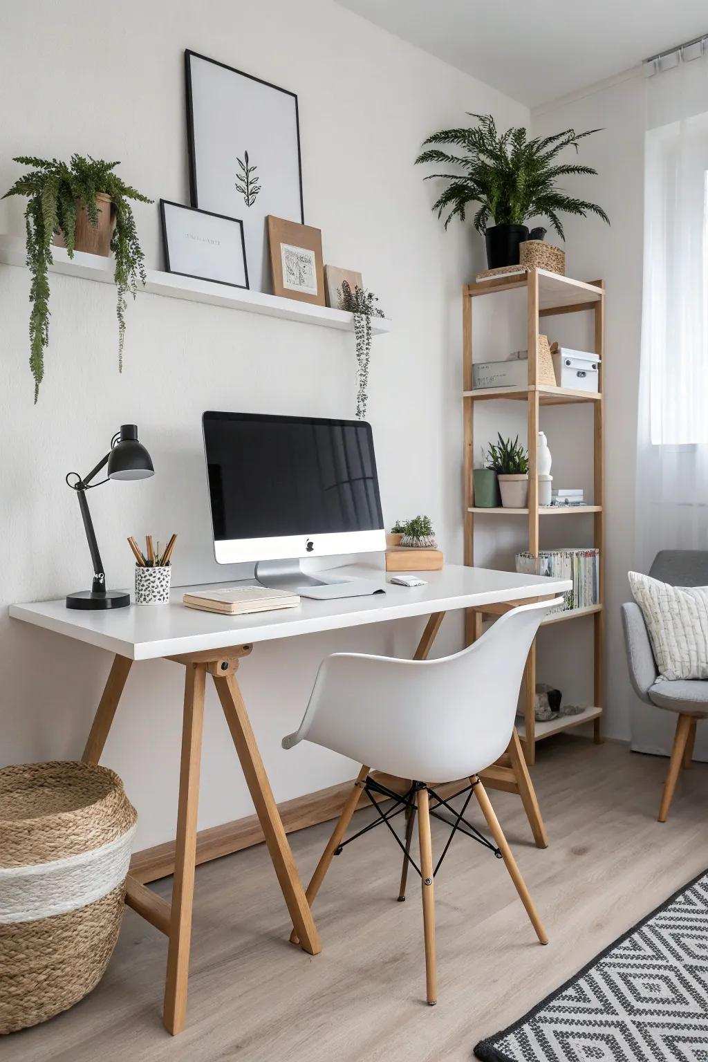 Understated decor aids in lessening diversions and improving concentration.