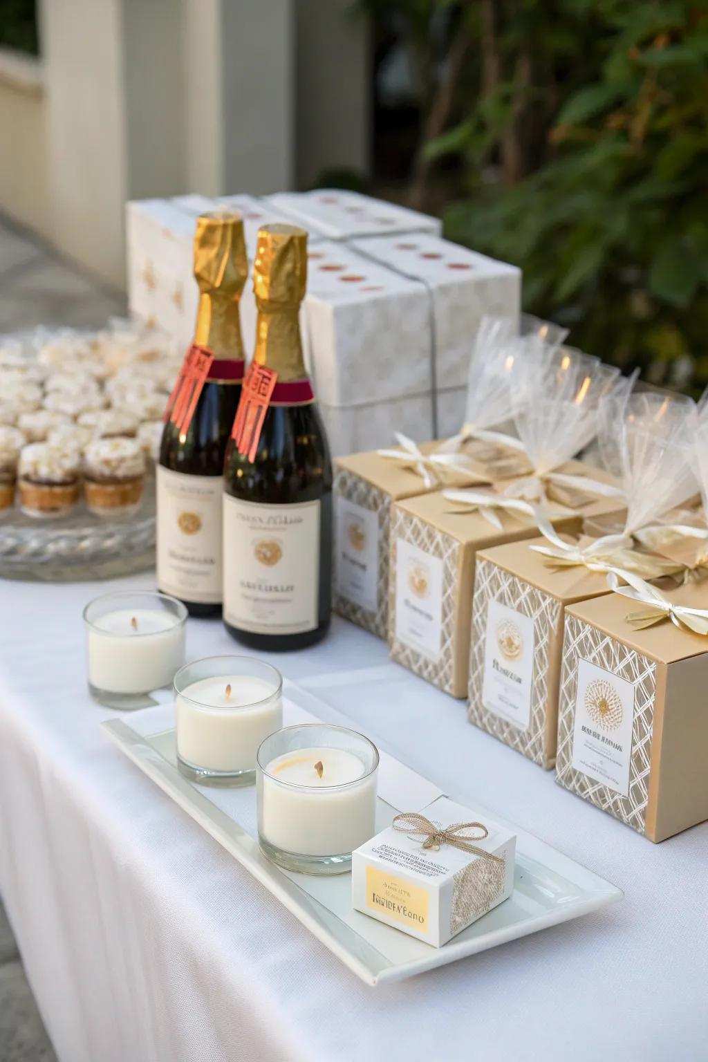 Unique party gifts offering a memorable takeaway for guests.