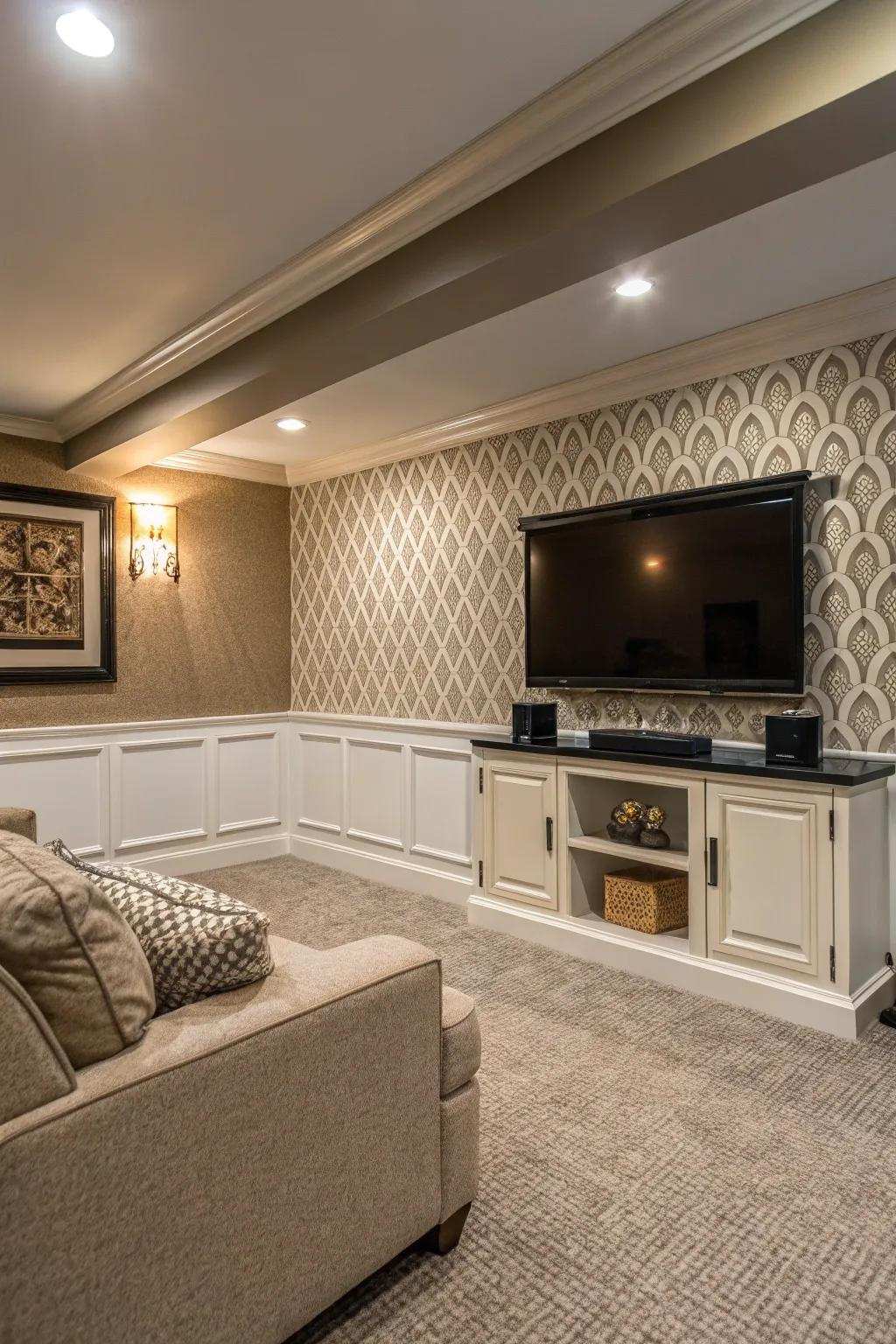 Unique wall enhancements.