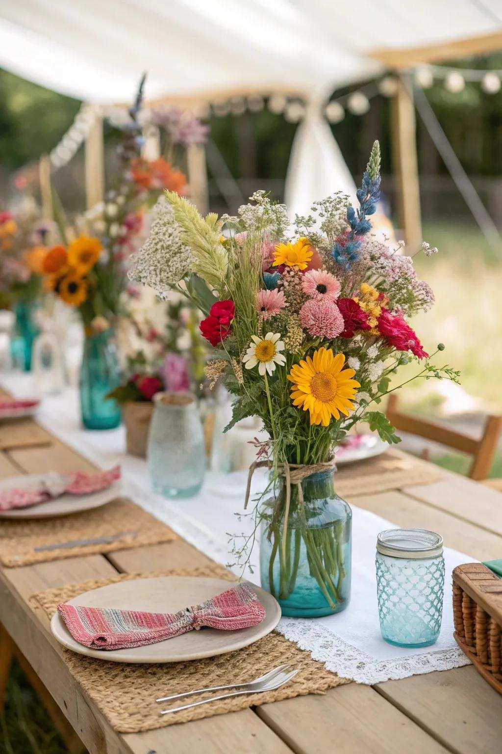 Untamed bloom bundles bring nature’s beauty to the table.