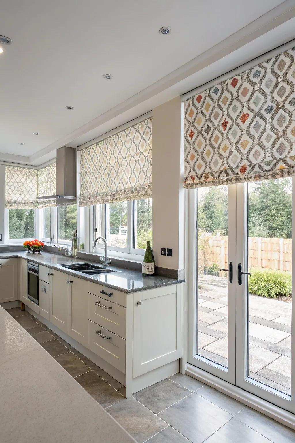 Up-Downs create a modern aesthetic for casement windows.