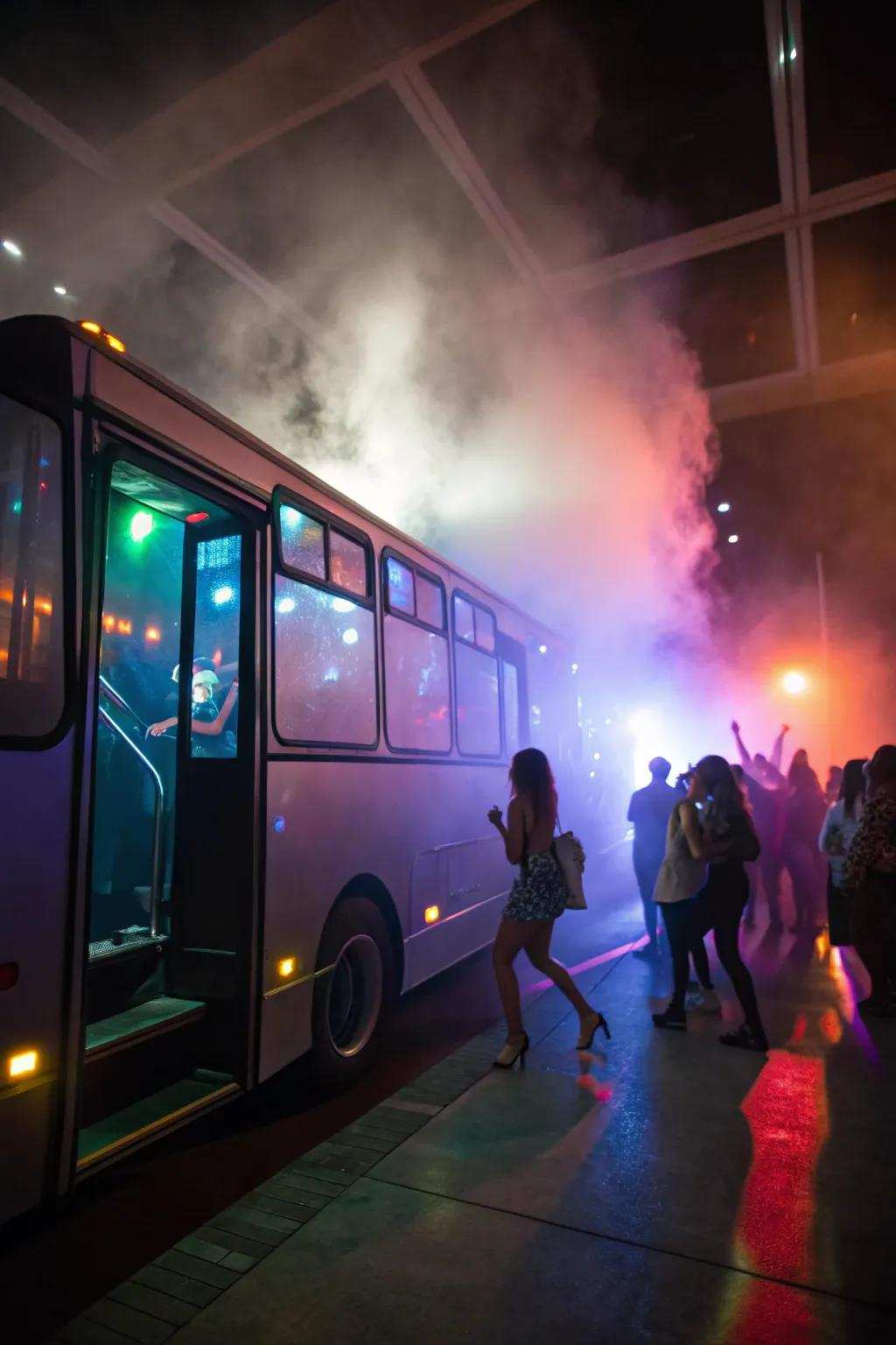 Vapor generators add spectacle and excitement to the celebration.