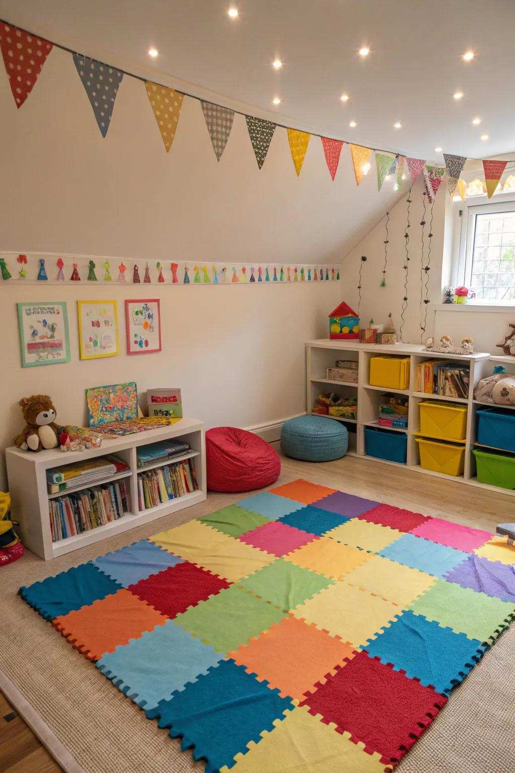 Vibrant play sanctuaries become the heart of activity.