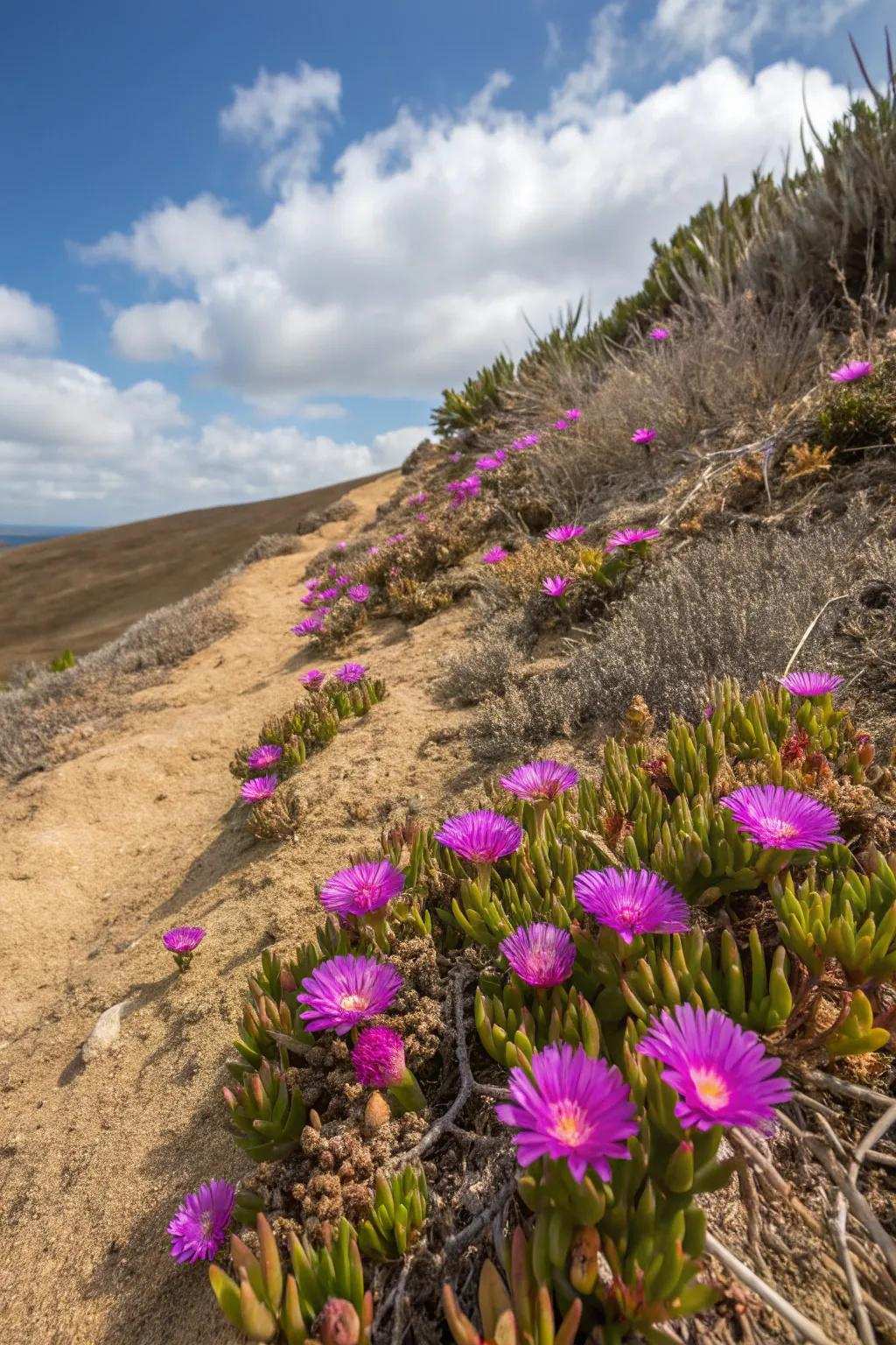 Violet Succulent excels in dry environments and introduces lively color.
