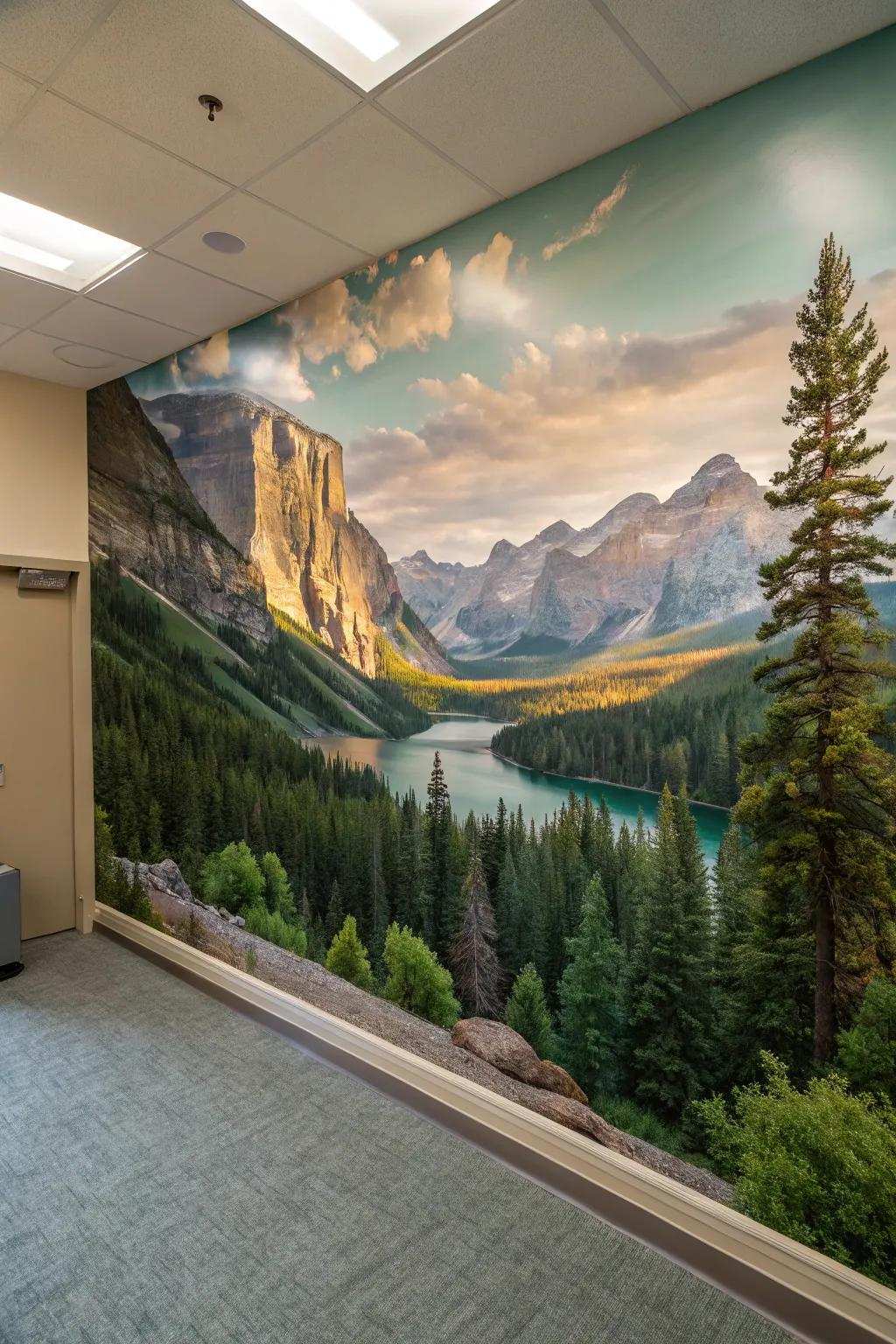 Wall panels bring the grandeur of national parks into your home.
