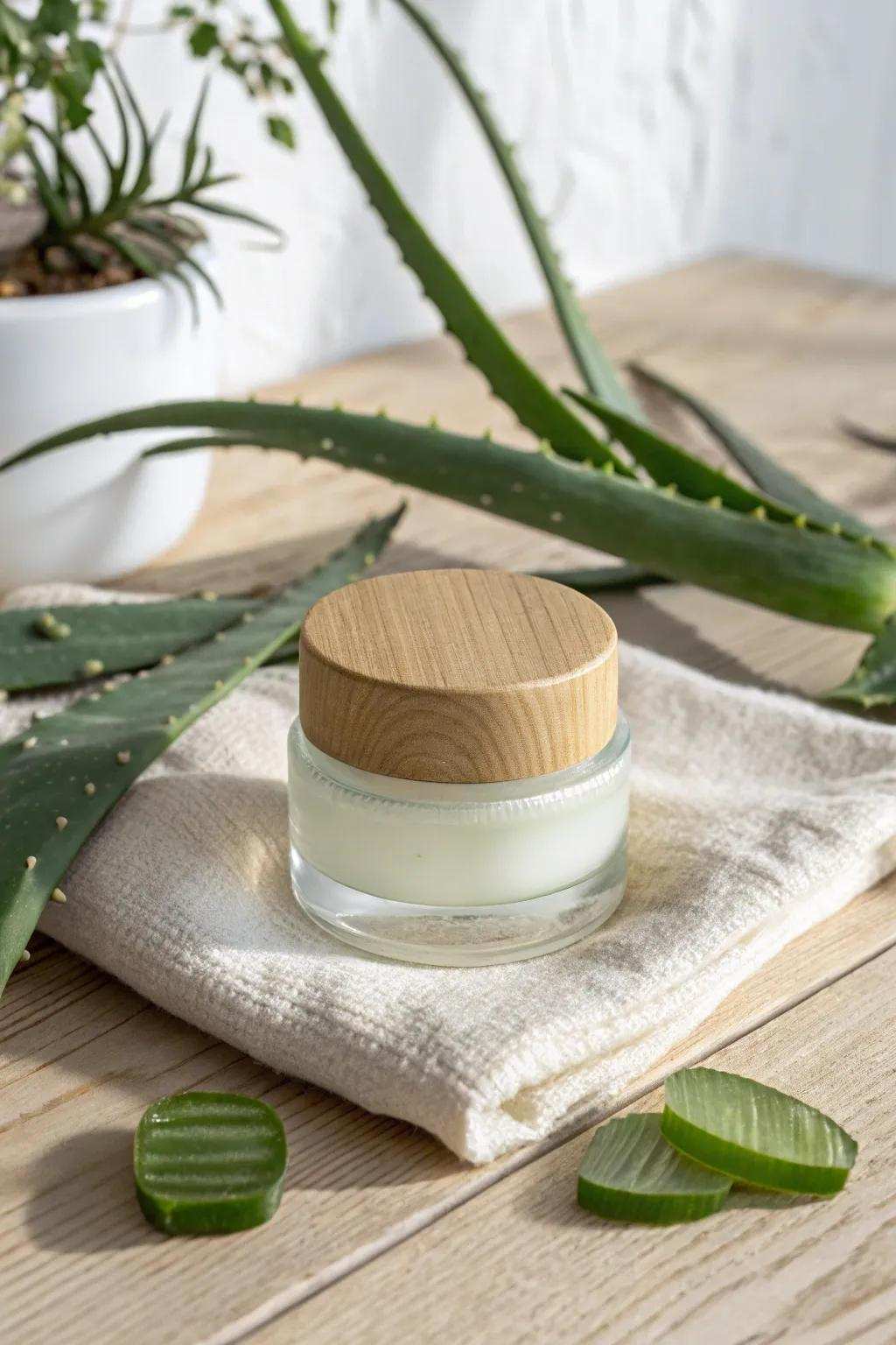 Welcome genuine hydration with this soothing aloe lip protectant, a summertime essential for sun-kissed lips.