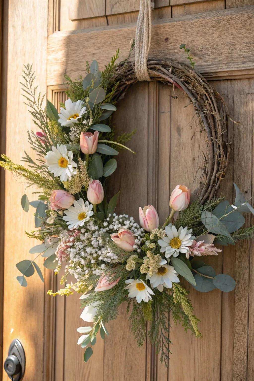 Welcome spring using a hint of handcrafted elegance.