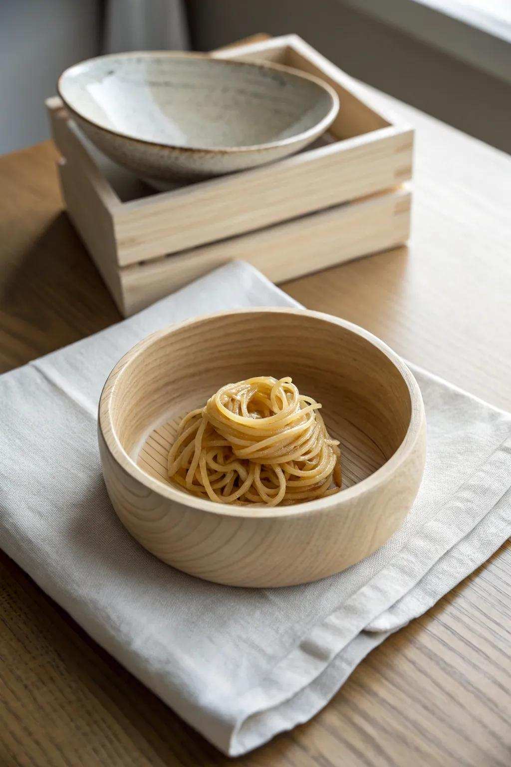 Wonderfully frightening 'Noodle Brains' - a playful sensory experience mixing minimalism with a touch of appeal.